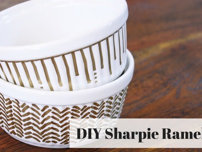 DIY Sharpie Ramekins