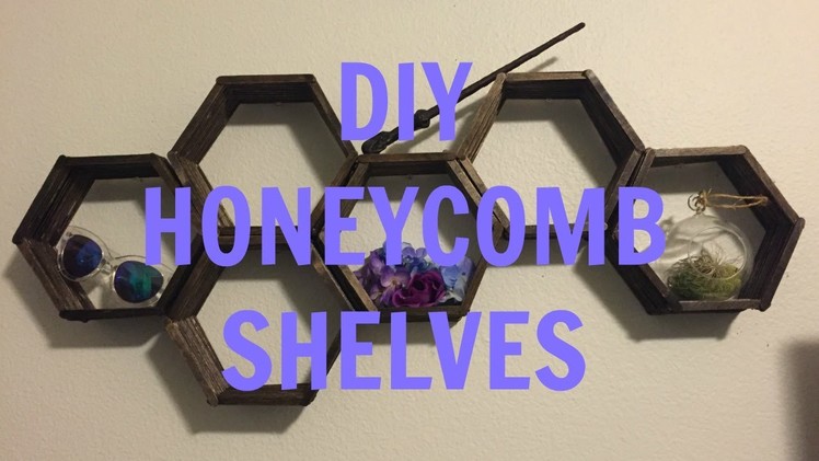 Do it yourself Honeycomb Shelves | TheRizzzza - DIY