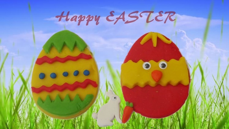 Easter Egg Fun Decorating ideas for KIDS Play-Doh Easter Eggs Creative Fun for kids DIY