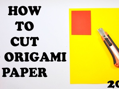 How to cut 3D Origami paper 2016 (HD)
