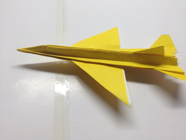 How to make a cool paper plane origami f16 - Flyable Origami F-16 Falcon