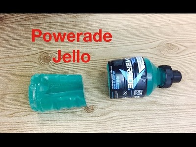 How to make powerade jello bottle easy DIY