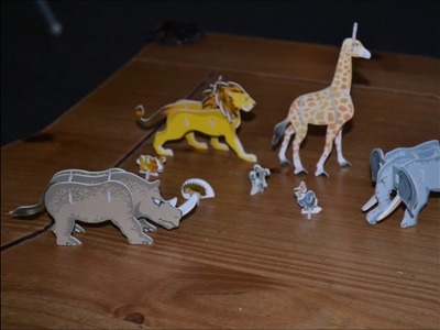 Making Your Own Wild Animals With Foam Paper