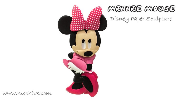 Minnie Mouse DIY Disney paper art