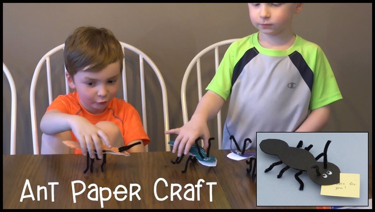 Paper Ant Craft - Kid-tested Craft