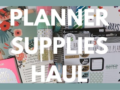 PLANNER SUPPLIES HAUL. Ft. Paper Source, Erin Condren, & more!