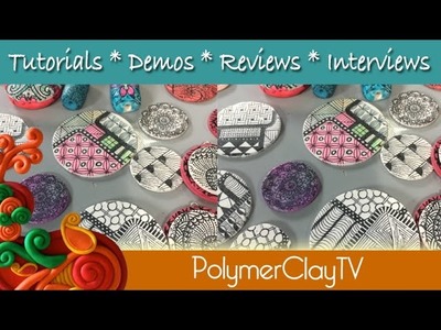Adult Coloring on Polymer Clay Coloring Techniques