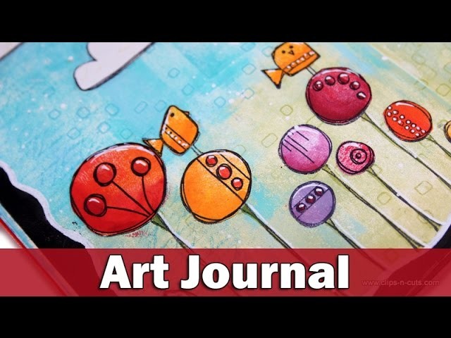 Art Journal layout | guest for PaperArtsy