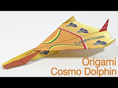 COSMO DOLPHIN TUTORIAL | EASY AIRPLANE ORIGAMI