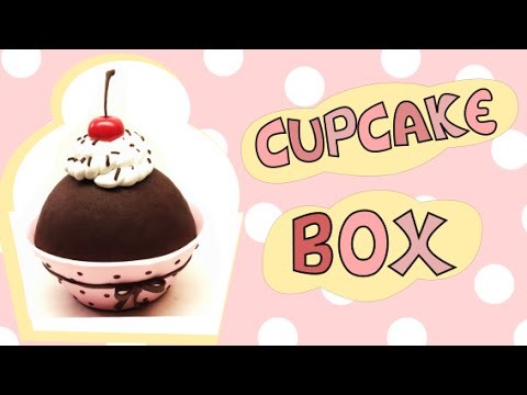 CUPCAKE BOX - Polymer clay Tutorial