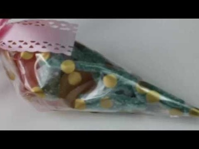 DIY: Cellophane Candy Cones