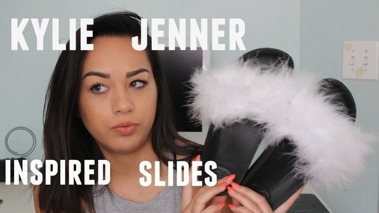 DIY Feather Slides + HOW I STYLE
