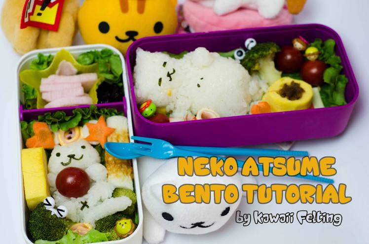 DIY Neko Atsume Bento Tutorial collab with Ocha Drop!