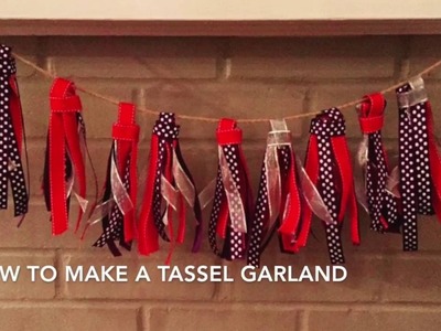 DIY: Ribbon Tassel Garland