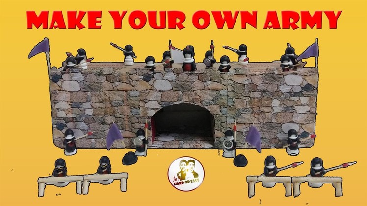 How To Make Your Own Army | DIY Toy For Kids