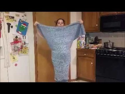 Hughapy® Handmade Soft Crochet Sea Mermaid Tail Blanket Review, A quality blanket! The design is ado