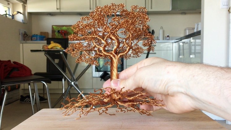 Making a Detailed Wire tree, Time Lapse