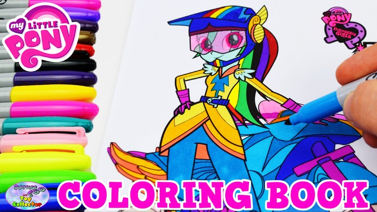 My Little Pony Coloring Book MLP EG Rainbow Dash Episode Surprise Egg and Toy Collector SETC