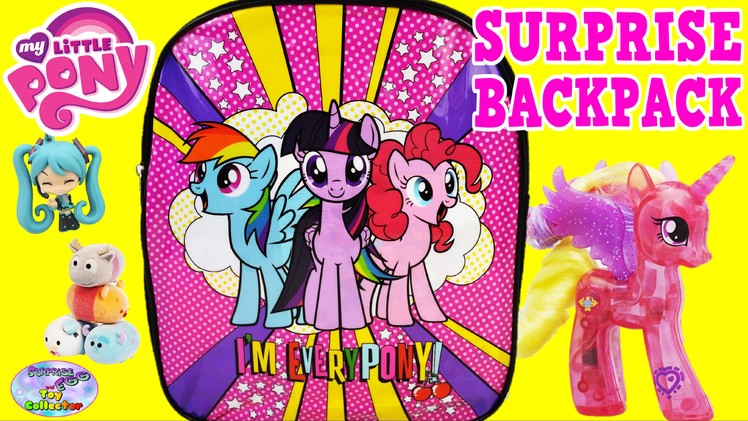 My Little Pony Surprise Backpack Rainbow Dash MLP Toys Episode Surprise Egg and Toy Collector SETC