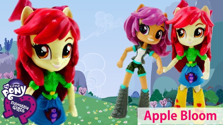 New Custom APPLE BLOOM My Little Pony Equestria Girl Minis Doll Tutorial