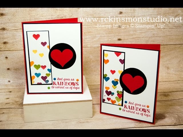 Over the Rainbow Orlando Victim’s Relief Fundraiser Card Tutorial featuring Stampin' Up! Products