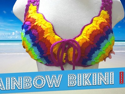 Rainbow bikini a crochet part 2