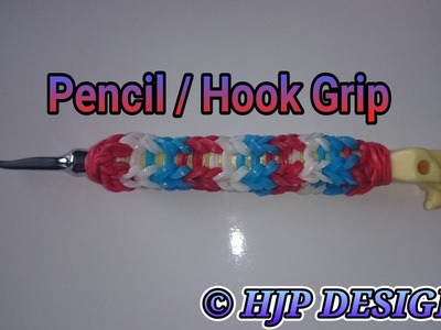 Rainbow Loom Tutorial Pencil.Hook Grip (MonsterTail)
