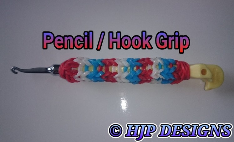 Rainbow Loom Tutorial Pencil.Hook Grip (MonsterTail)