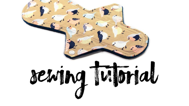 Rounded Cloth Pad Sewing Pattern Tutorial by Versodile