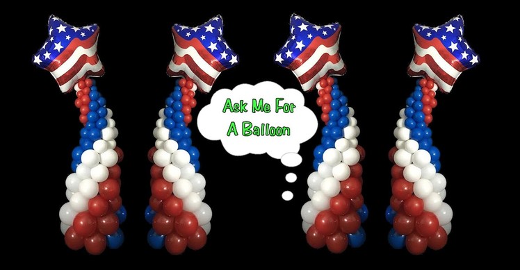 Star Balloon Columns - Balloon Decoration Tutorial