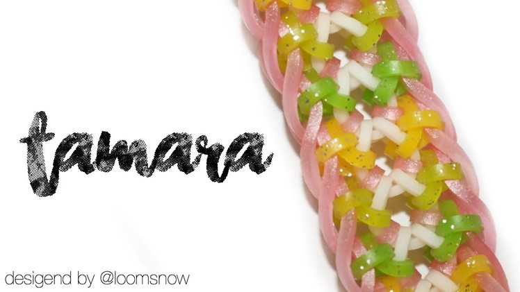 Tamara | Rainbow Loom Hook Only Design by @loomsnow