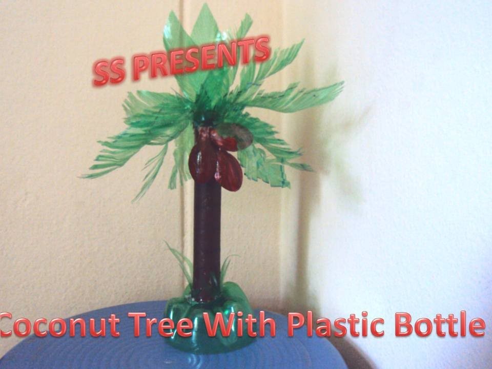 Coconut Tree With Plastic Bottle