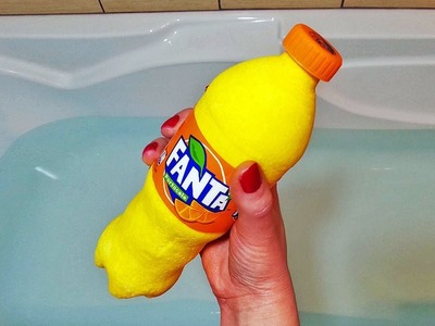 DIY Bath Bomb How To Make a Fanta Soda Shape Bath Bomb *FAIL