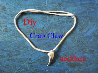 Diy Crab Claw Necklace