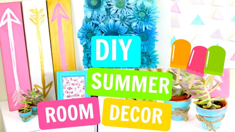 DIY Tumblr.Pintrest Inspired Room Decor for Summer! | Kristi Tu