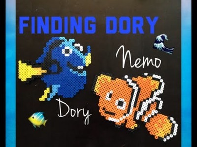 Finding Dory Perler Beads.Dory and Nemo Tutorial!!