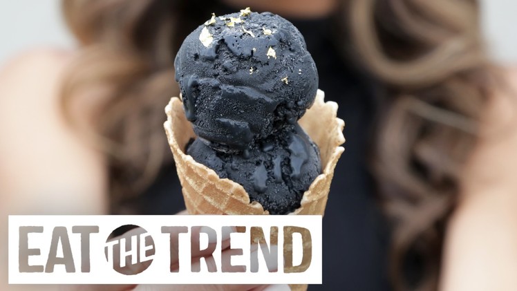 How to Make Black Ice Cream at Home | Eat the Trend