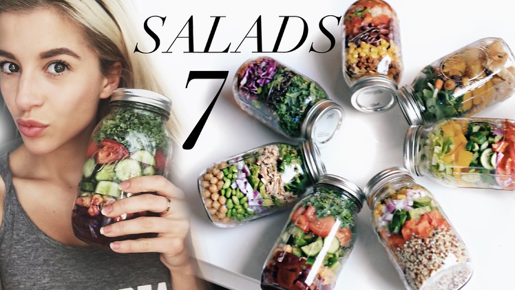 Meal Prep With Me: 7 Mason Jar Salads