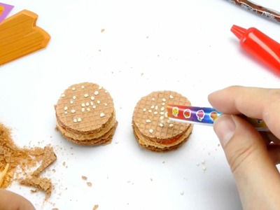MY BURGER - DIY Waffle Burger Candy