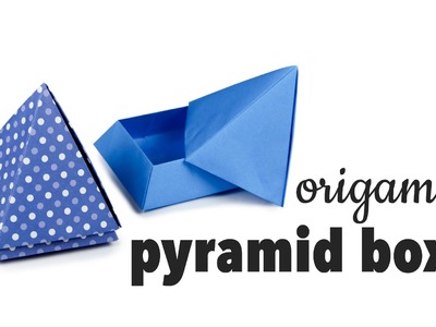Origami Pyramid Box Tutorial ♥︎ DIY ♥︎ Cute Gift Box ♥︎