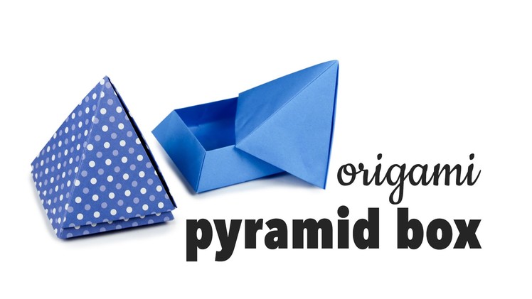 Origami Pyramid Box Tutorial ♥︎ DIY ♥︎ Cute Gift Box ♥︎