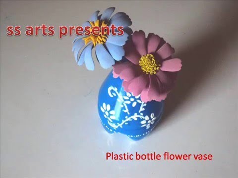 Plastic Bottle flower vase