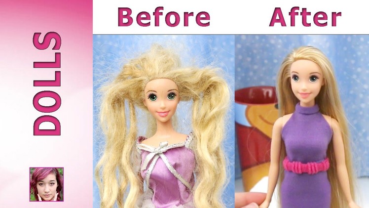 Rapunzel's Makeover - Hair Repair and New Dress