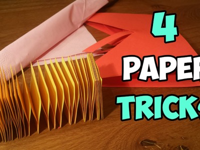 4 Amazing Paper Tricks You've Never Seen Before | Paper Hacks