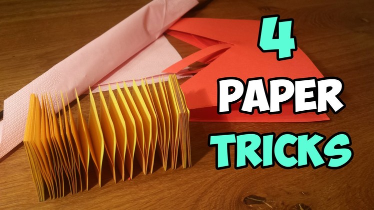 4 Amazing Paper Tricks You've Never Seen Before | Paper Hacks