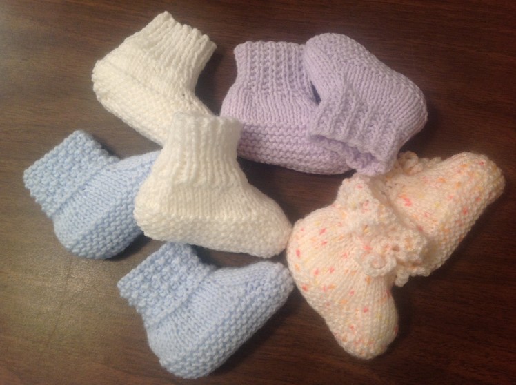 4 Baby Booties to go how to by Stitch Niche