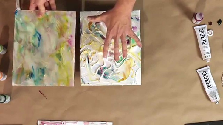 Acrylic Painting Effects with Interference Paints