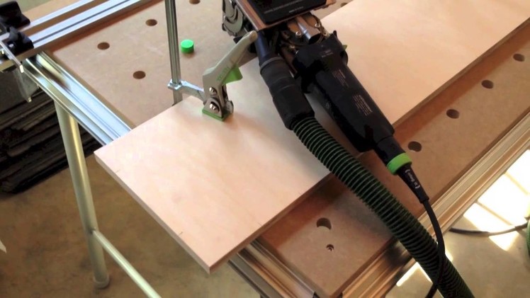 Attaching solid edge banding to a drawer front with Festool Domino