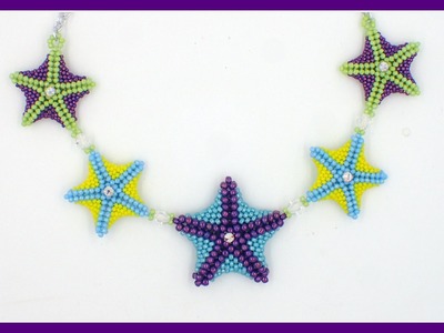 Beaded Starfish necklace
