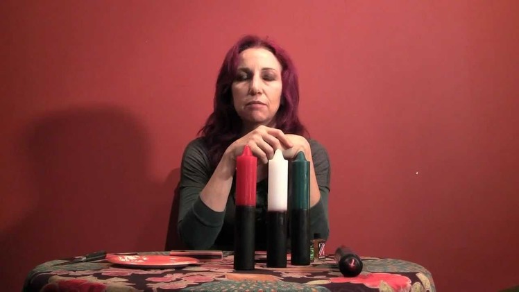 Double-Action Candle for a Reversing Spell - Hoodoo How To with Madame Pamita